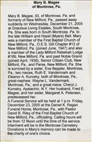 Magee, Mary B